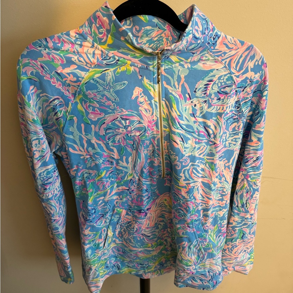 Lilly Quarter Zip Medium NWOT